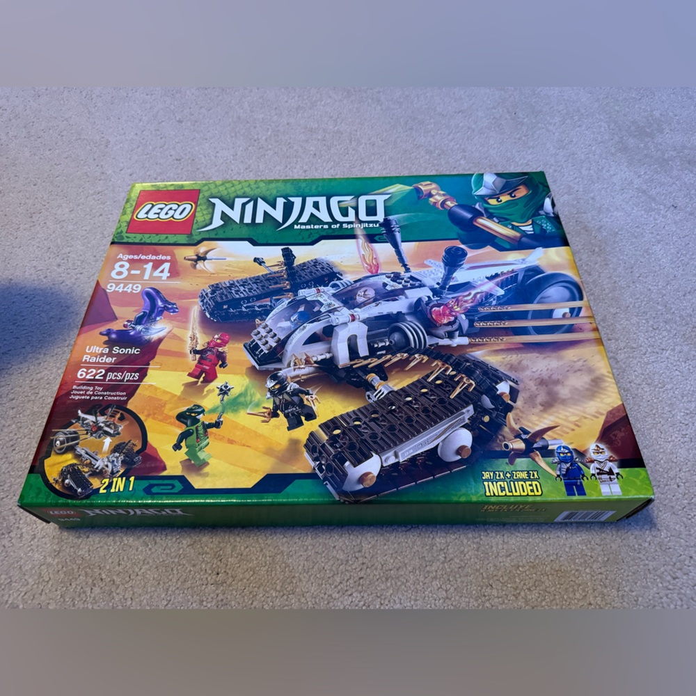 TWO IN ONE: Lego Ninjago “Ultra Sonic Raider” Lego Set